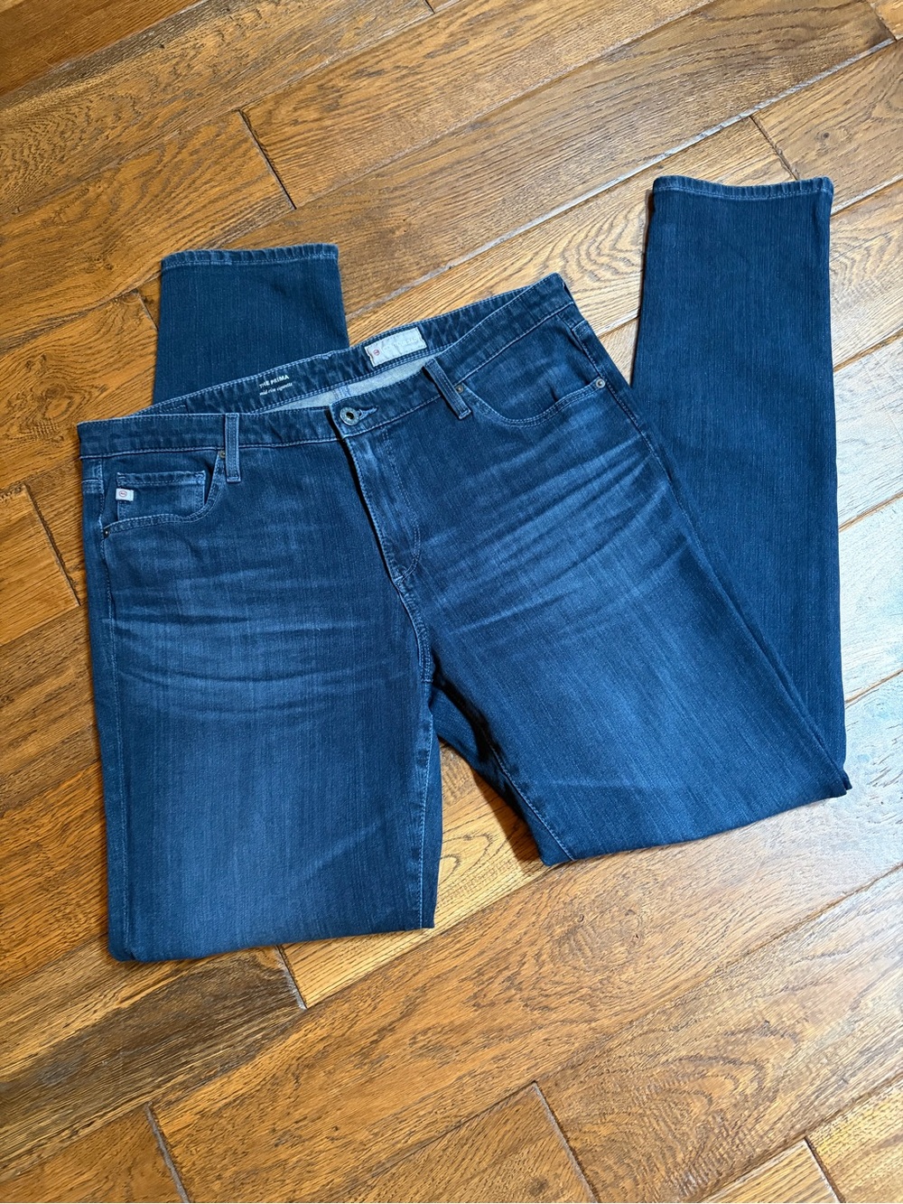 AG Adriano Goldschmied Slim Dark Blue Stretch Jeans